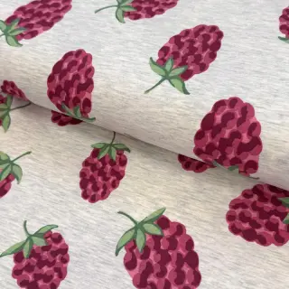 Jersey Raspberries ecru melange