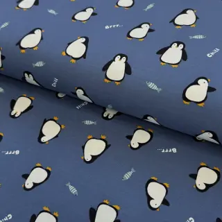 Jersey Penguins blue digital print