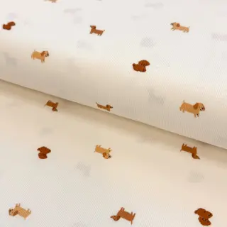 Jersey RIB Dogs off white