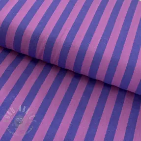 Cotton fabric YARN DYED BIG Stripes purple