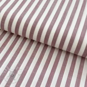 Viscose YARN DYED Stripes SMALL blush