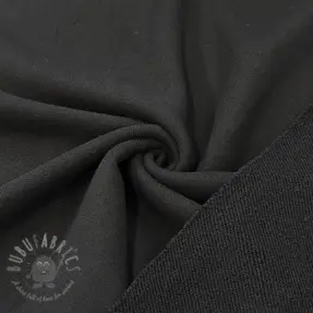 Sweat fabric COTTON black