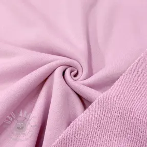 Sweat fabric COTTON baby pink