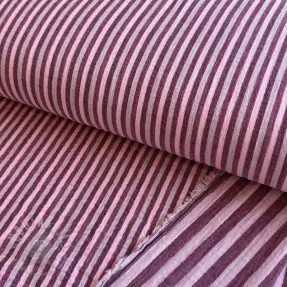 Double gauze/muslin YARN DYED Stripes and checks design B