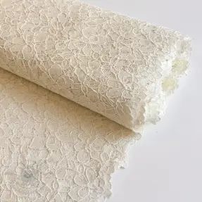 Lace Scallop design B off white