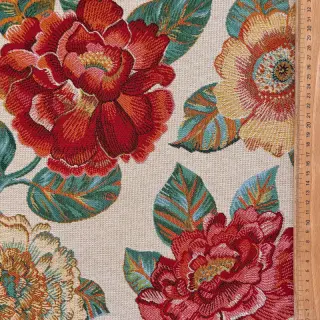 Decoration fabric jacquard Ashley blanc