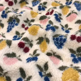 Coat fabric TEDDY JACQUARD Pretty mix design E