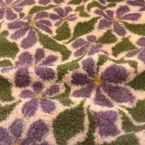 Coat fabric TEDDY JACQUARD Pretty mix design B