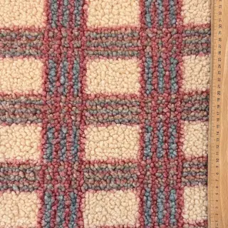 Coat fabric TEDDY Fluffy Checks