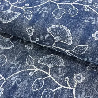 JEANS EMBROIDERY Luxurious washed
