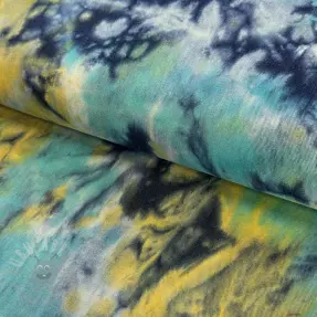 JEANS TIE DYE HEAVY bright yellow