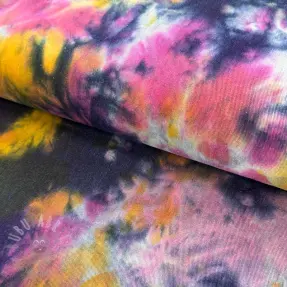 JEANS TIE DYE HEAVY fuchsia