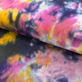 JEANS TIE DYE HEAVY fuchsia