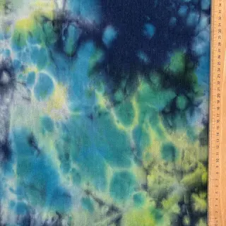 JEANS TIE DYE HEAVY lime cream