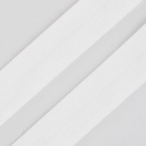 Bias binding elastic matt 20 mm white