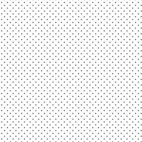 Cotton fabric Petit dots white/black