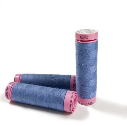 Polyester thread Amann Aspo 120 bright blue