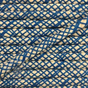 Cotton cord 1 cm blue
