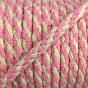 Cotton cord 5 mm light pink ecru
