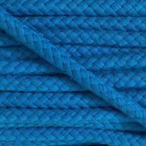 Cotton cord 8 mm blue