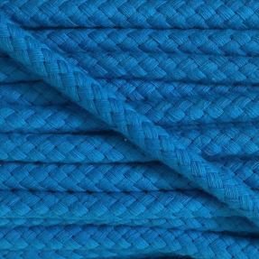 Cotton cord 8 mm blue