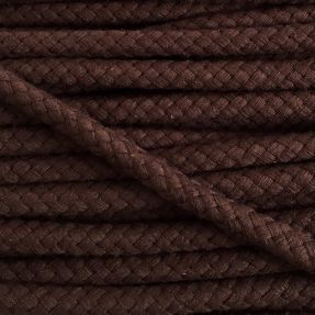 Cotton cord 8 mm choco