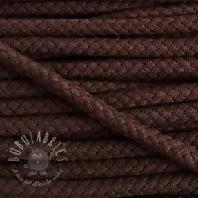 Cotton cord 8 mm choco