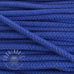 Cotton cord 8 mm cobalt