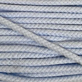 Cotton cord 8 mm light blue
