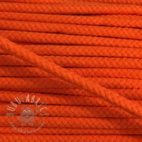 Cotton cord 8 mm orange