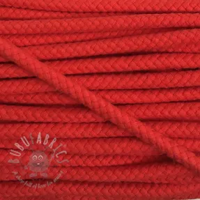 Cotton cord 8 mm red