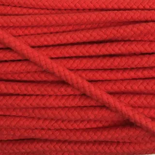 Cotton cord 8 mm red
