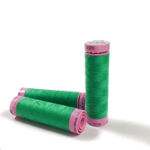 Polyester thread Amann Aspo 120 green