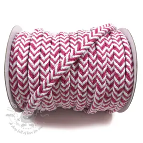 Cotton cord twisted fuchsia