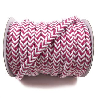 Cotton cord twisted fuchsia