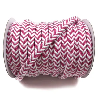 Cotton cord twisted fuchsia