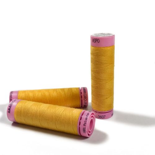 Polyester thread Amann Aspo 120 yellow