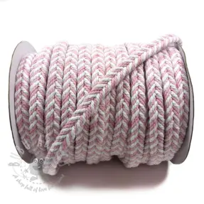 Cotton cord twisted rose