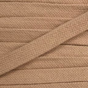 Cotton cord flat 13 mm beige