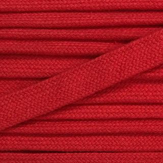 Cotton cord flat 13 mm red