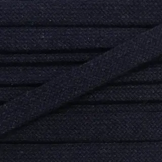 Cotton cord flat 13 mm night blue