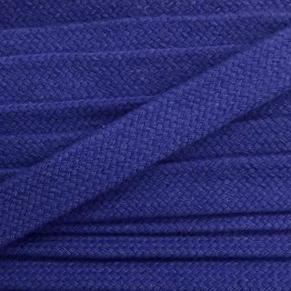 Cotton cord flat 17 mm dark blue