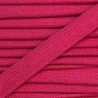 Cotton cord flat 13 mm dark pink