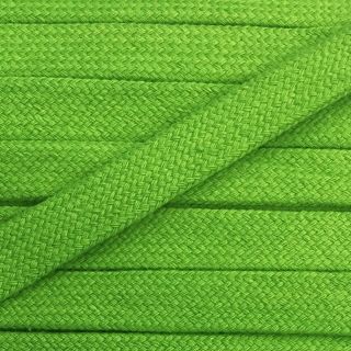 Cotton cord flat 13 mm green