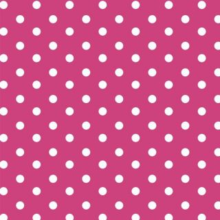 Cotton fabric Dots pink