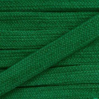 Cotton cord flat 13 mm dark green