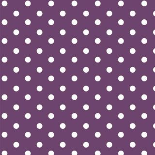 Cotton fabric Dots purple