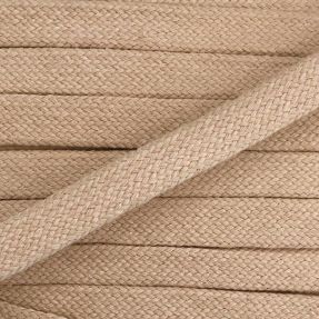 Cotton cord flat 15 mm beige