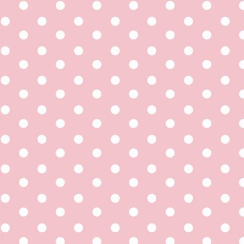 Cotton fabric Dots rose