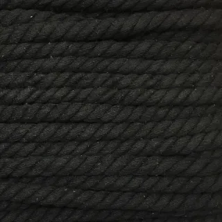 Cotton cord 12 mm black